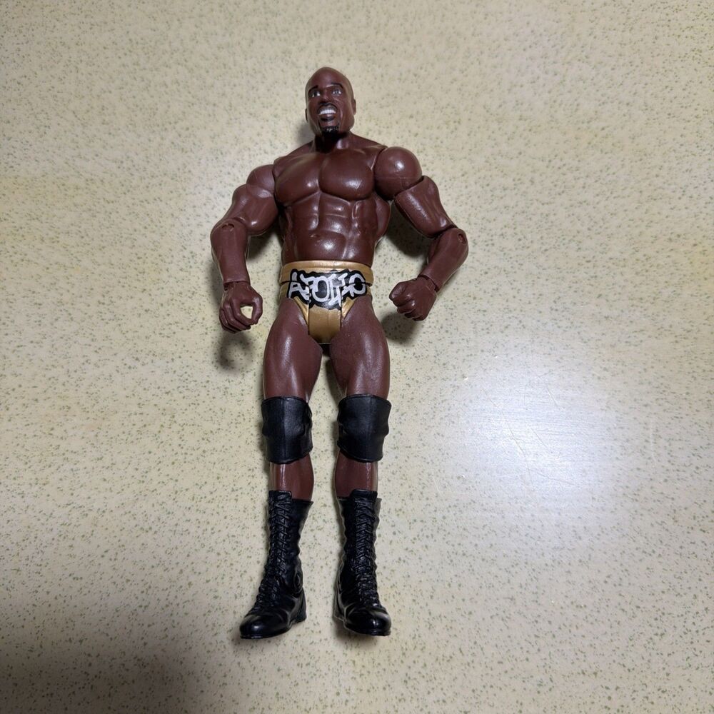 WWE Apollo Crews Mattel Basic Action Figure Wrestling Series 64